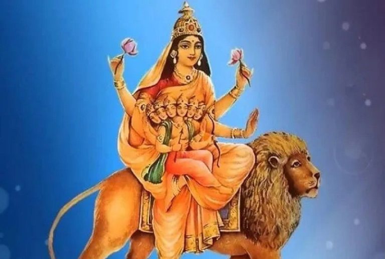 बडादसैँको पाँचौँ दिन : स्कन्दमाताको पूजा गरिँदै