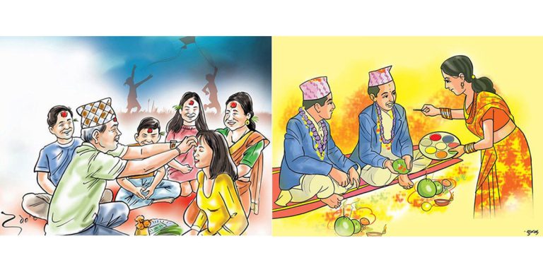 दसै‍ं-तिहारको आगमन