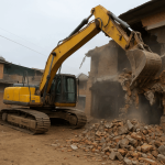 काठमाडौं महानगरले शंखमूल क्षेत्रको अनधिकृत घरटहरा भत्काउने