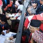 एमाले अध्यक्षमा केपी ओलीको उम्मेदवारी दर्ता