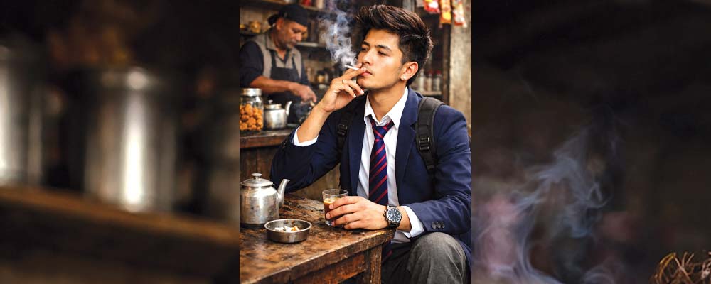 धूमपानको कुलतमा युवा