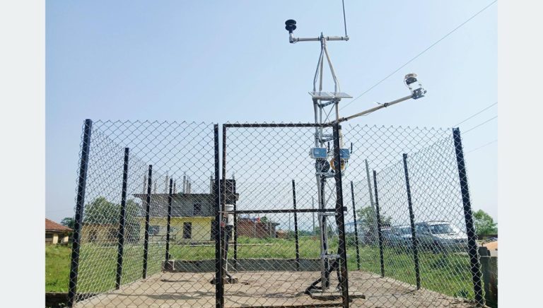रौतहटमा कृषि तथा जलवायु मौसम मापन केन्द्र स्थापना