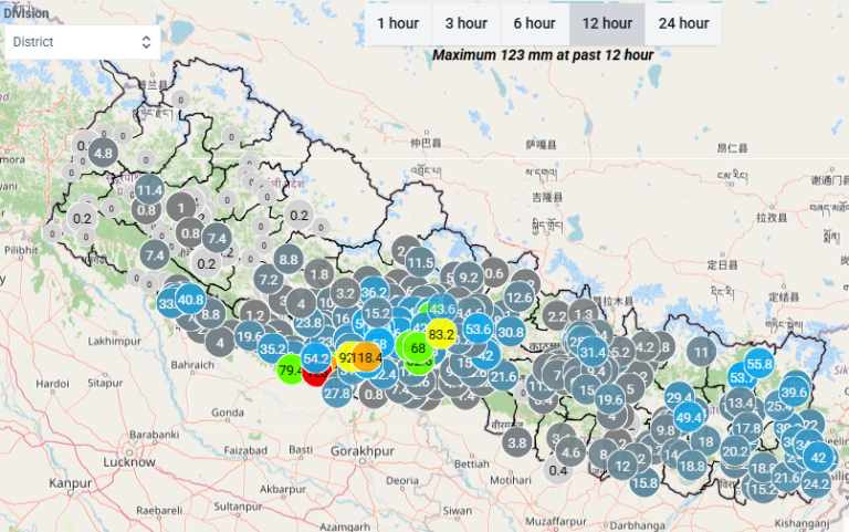 जमिनी सतहमा प्रवेश गर्‍यो ठूलो पानी पार्ने प्रणाली, कति बलियो छ?