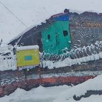 उत्तरी हुम्लामा बाक्लो हिमपात