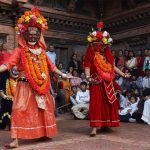 मल्लकालीन पाटनको अष्टमातृका नाच सम्पन्न