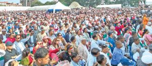 कांग्रेस महाधिवेशनमा उत्साही युवा