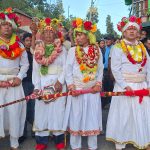 दोलखामा खड्गजात्रा सम्पन्न, महिषासुर बधको कथा जिवन्तउपेन्द्र प्रधान, दोलखा ।