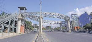 लिफ्टसहितको आकासे पुल बन्दै